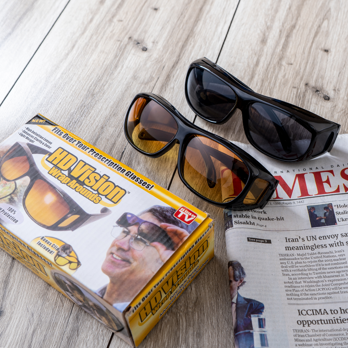 عینک دید درشب دو قلو مدل HD Vision