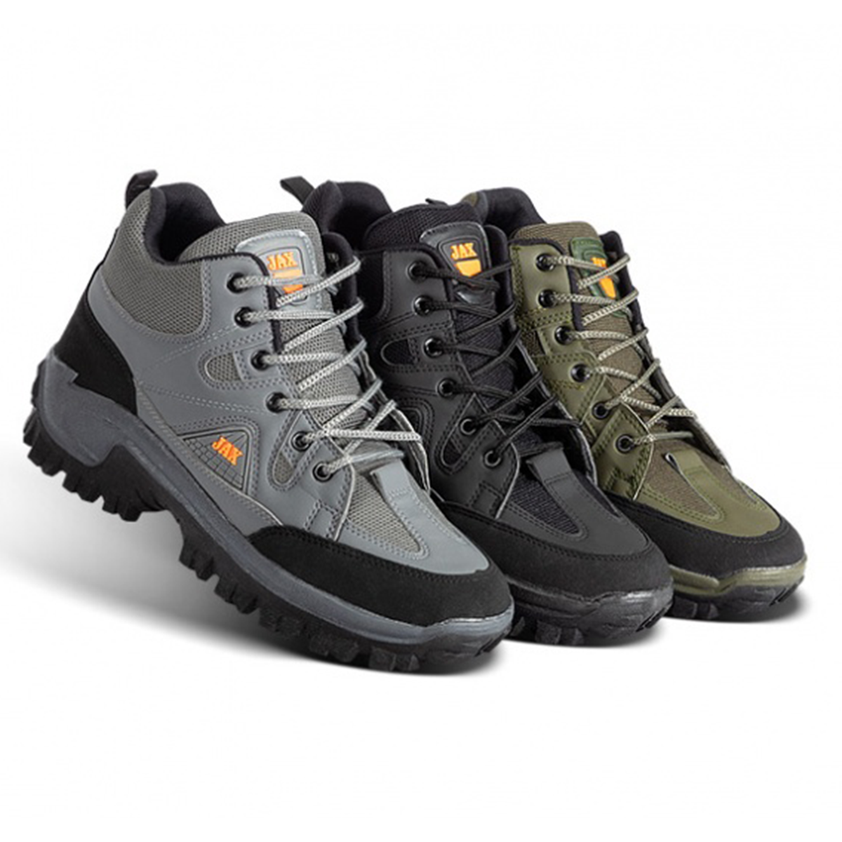 کفش ساقدار مردانه مشکی مدل JAX