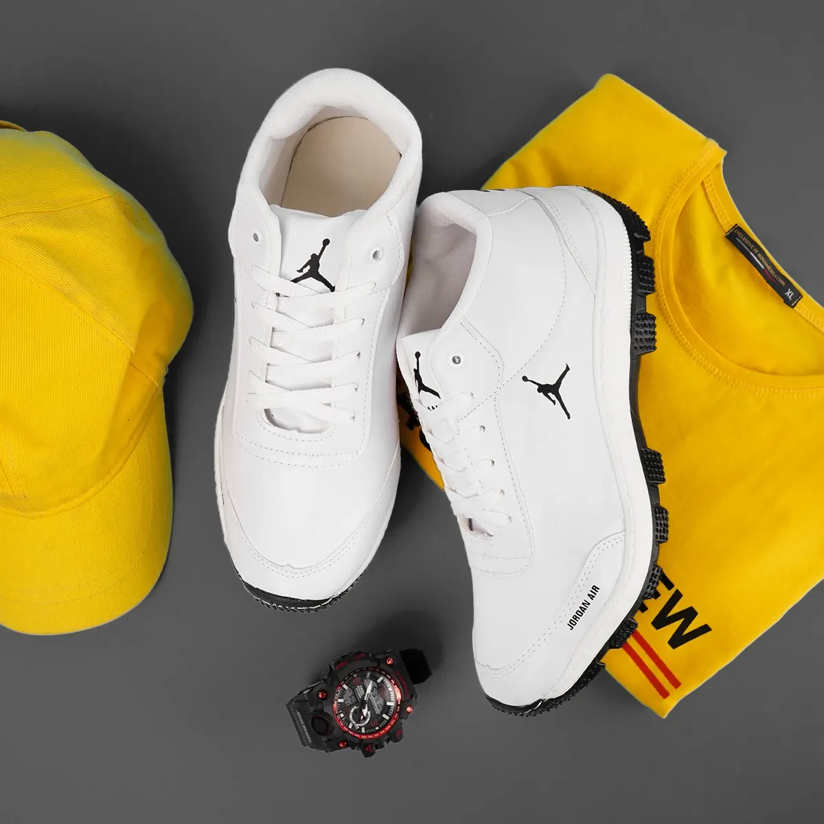 کفش اسپرت مردانه جردن سفید مدل Avin