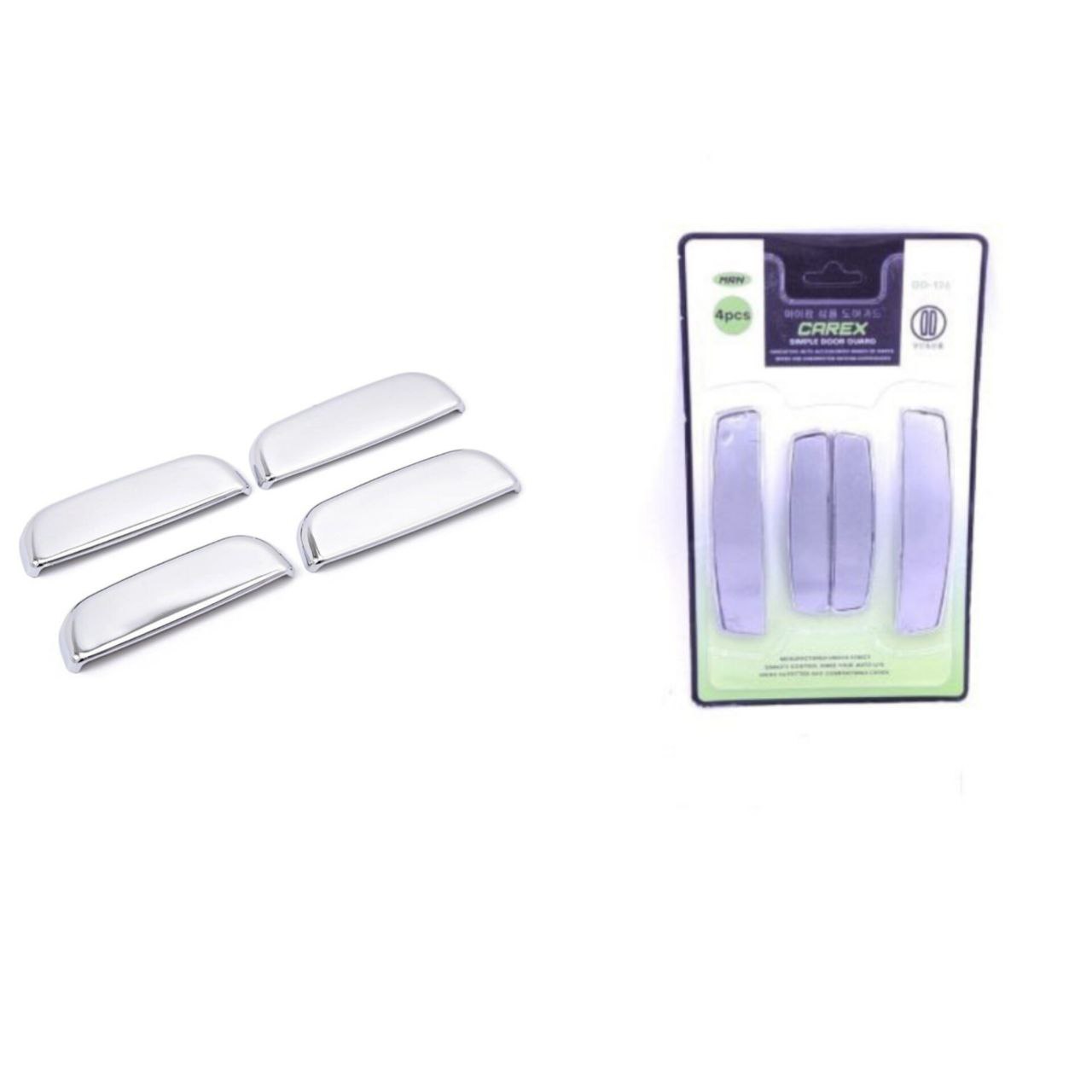 پکیج قاب استیل روی دستگیره ضربه گیر درب خودرو