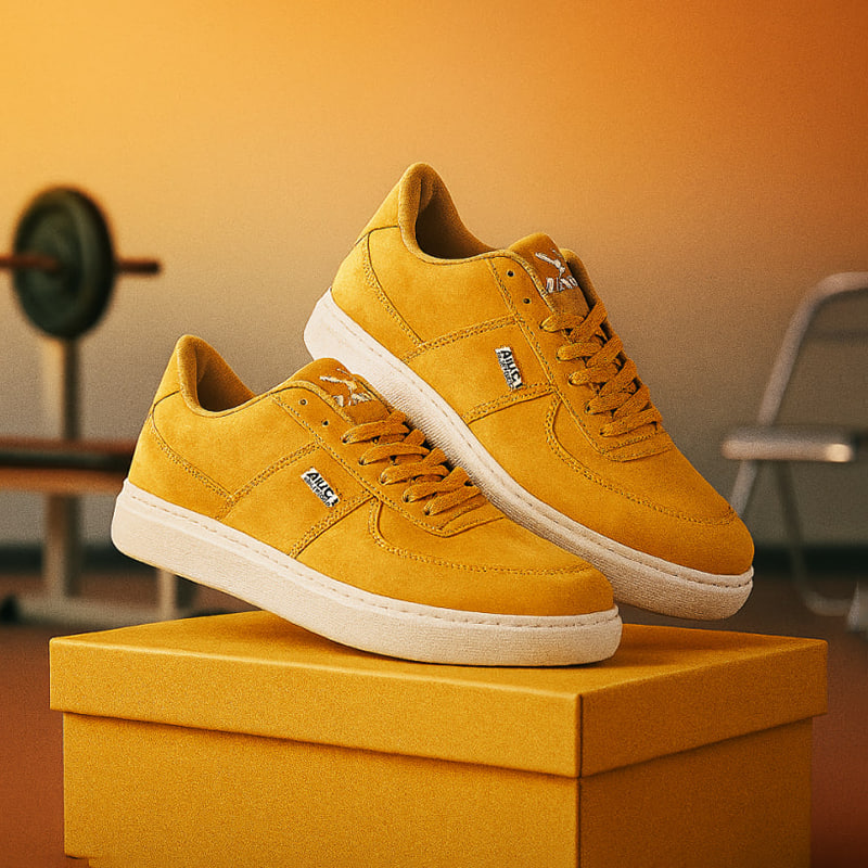 کفش تخت Zara مردانه خردلی مدل Kiyan