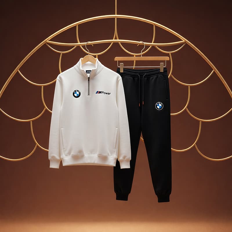 ست دورس و شلوارbmw مردانه طرح Mpower