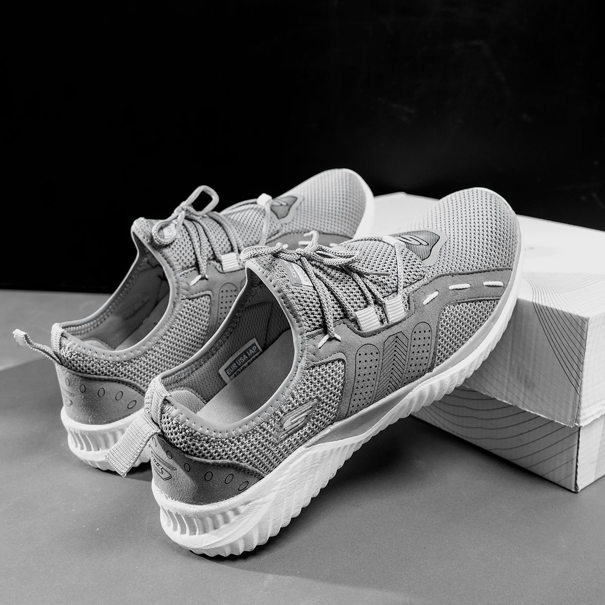 کفش ورزشیSKECHERS مردانه طوسی مدل Laviz