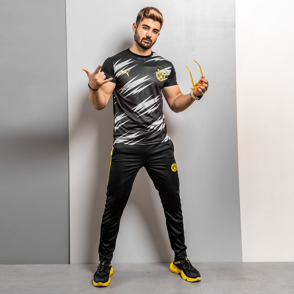 ست تیشرت شلوار مردانه دورتموندمدل K24