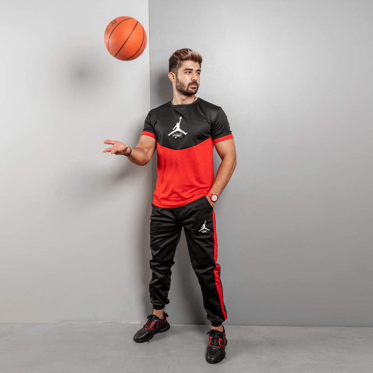 ست تیشرت شلوار جردن مردانه مدل Yarta