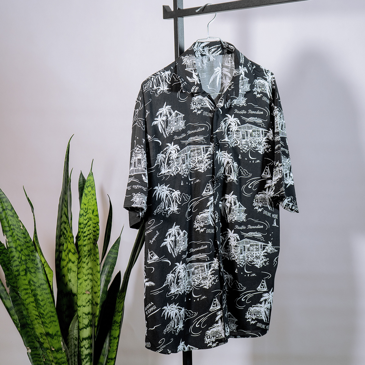 پیراهن هاوایی مردانه مدل Lomia