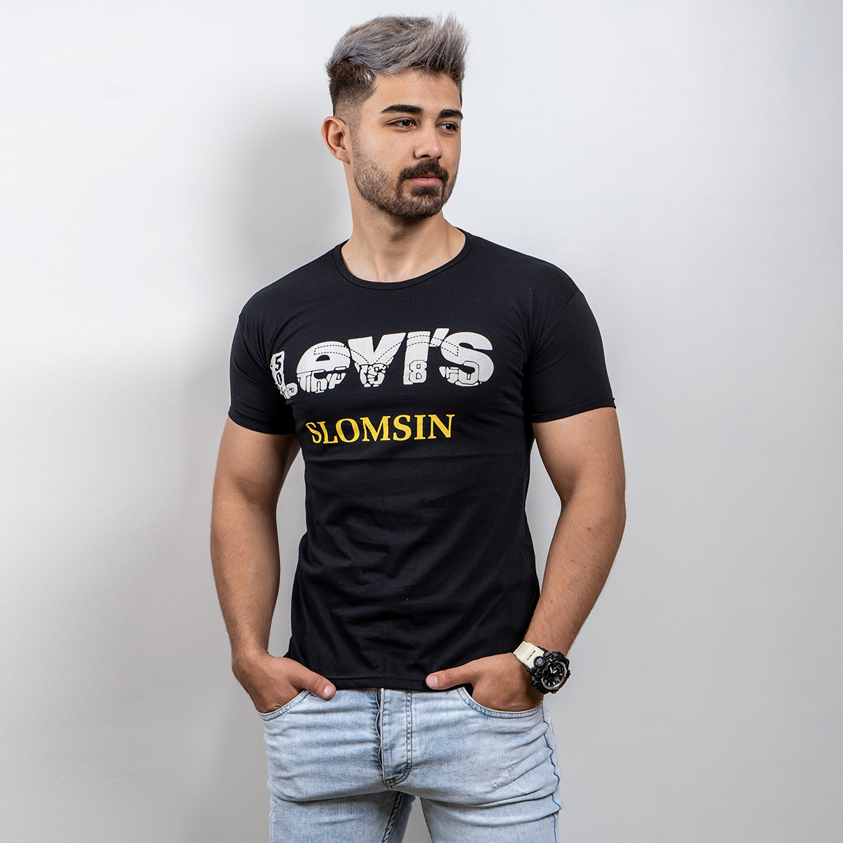 تیشرت Levis مردانه مشکی مدل Tanim(T)