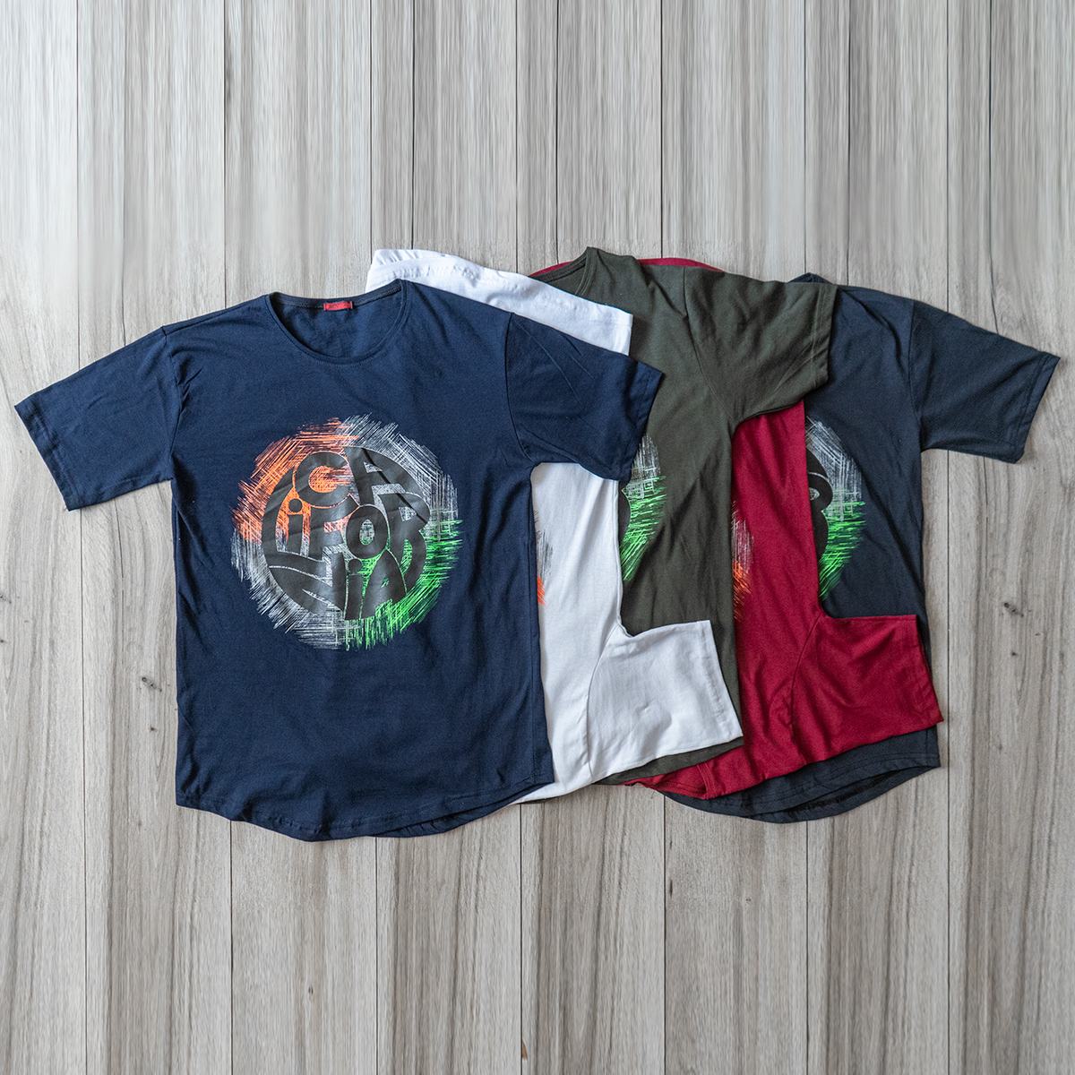 تیشرت مردانه سفید مدل Coda