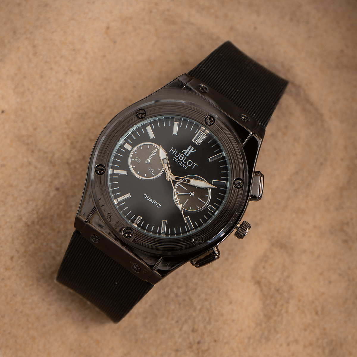 ساعت مچی Hublot مشکی صفحه مشکی مدل C70